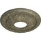 Ekena Millwork Leaf Ceiling Medallion (Canopies up to 4 3/4"), 11 3/8"OD x 3 5/8"ID x 1 1/8"P, Witch Hazel Crackle CM11LFWHC - alternate 4